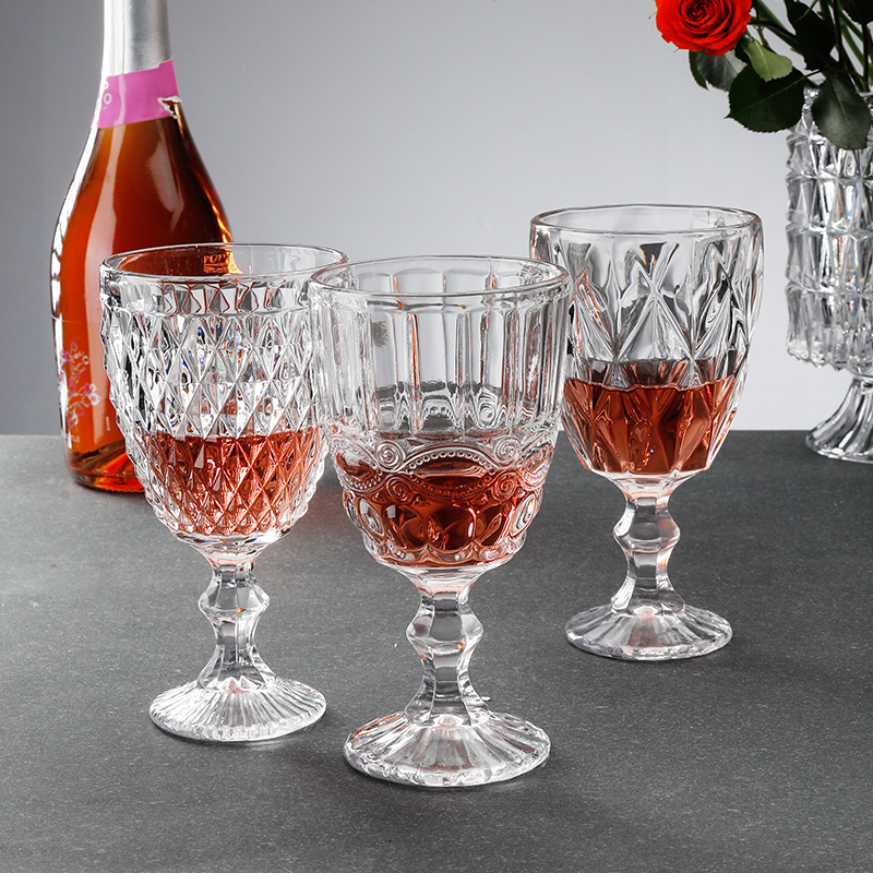 Suochu European-style small luxury red wine glass crystal glass champagne glass foreign wine wine fruit wine glass home decoration