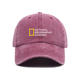 National Geographic Photography and Videography Association Travel Discovery Channel Outdoor Distressed Soft Top Sun Hat Baseball Cap