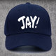 Jay Chou Concert Jay Letter Style Unisex Summer Large Head Circumference Youth Student Baseball Cap Sunshade Hat
