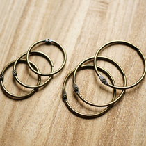 DIY album retro iron ring binding iron ring opening ring loose-leaf buckle spare special film