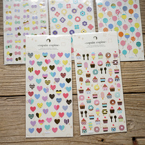 Cute Bracelet Gold Leaf on paper Sticker Hand Tent Diary Diary Decoration Used