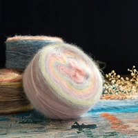 苏苏姐家 Клубок шерстяных ниток Impression Sunrise, окрашенных в сегментах, игла для вязания крючком для вязаного шарфа своими руками, предпродажная нить для вязания, окрашенная в сегменты