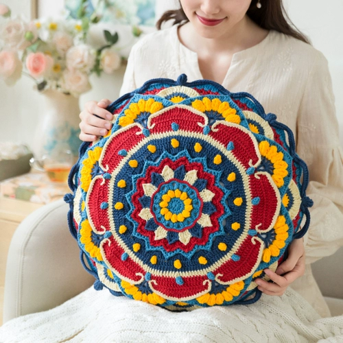 苏苏姐家 Подушка, наволочка ручной работы, плетеный крючок для вязания, набор материалов, «сделай сам»