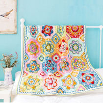 Sister Susus Persian tile parquet blanket material package Handmade diy crochet blanket medium woolen group