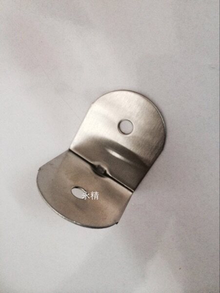 Thickened Stainless Steel Corner Yard triangular iron bracket iron Fixed 90-degree Angle Furniture Partition Accessories