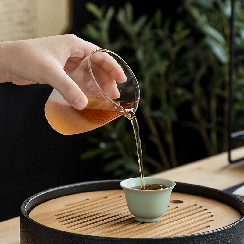 Rather uncommon your up travel tea set four cups dry tea with a pot of slicing can raise your porcelain kung fu tea set