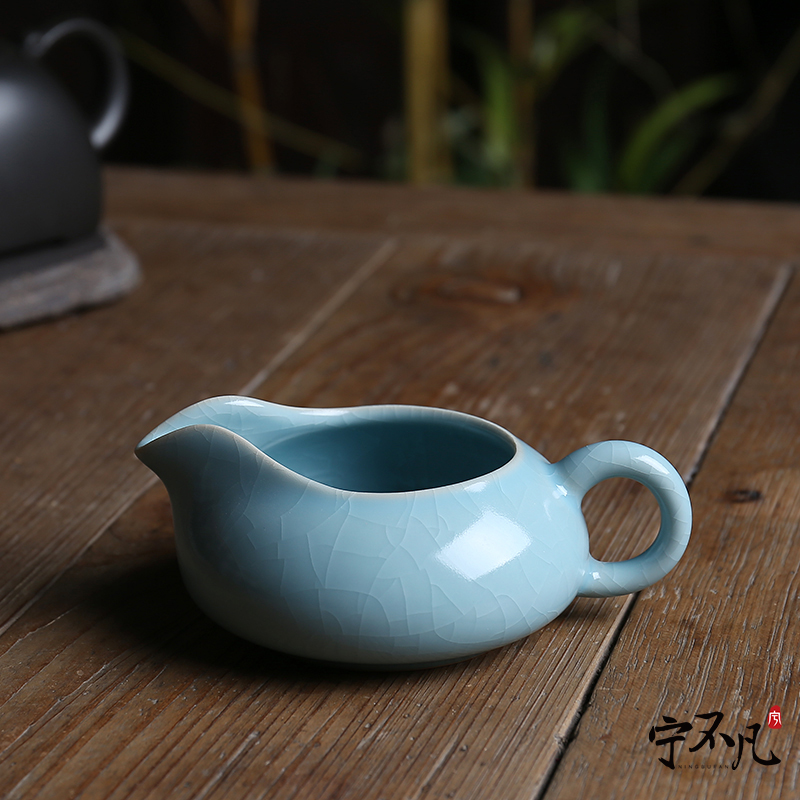 Reasonable rather uncommon your up ceramic piece of ice to crack open a cup of tea sea points of tea ware (old sky blue)