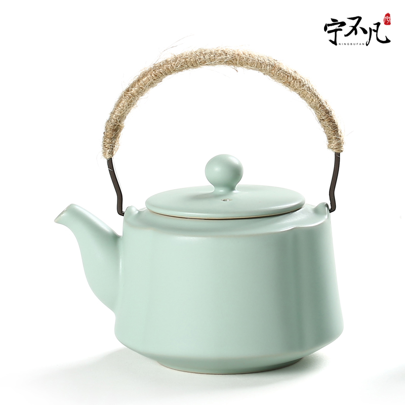 Ning uncommon your up ceramic teapot girder single pot pot of slicing can raise your porcelain tea brands in 320 ml