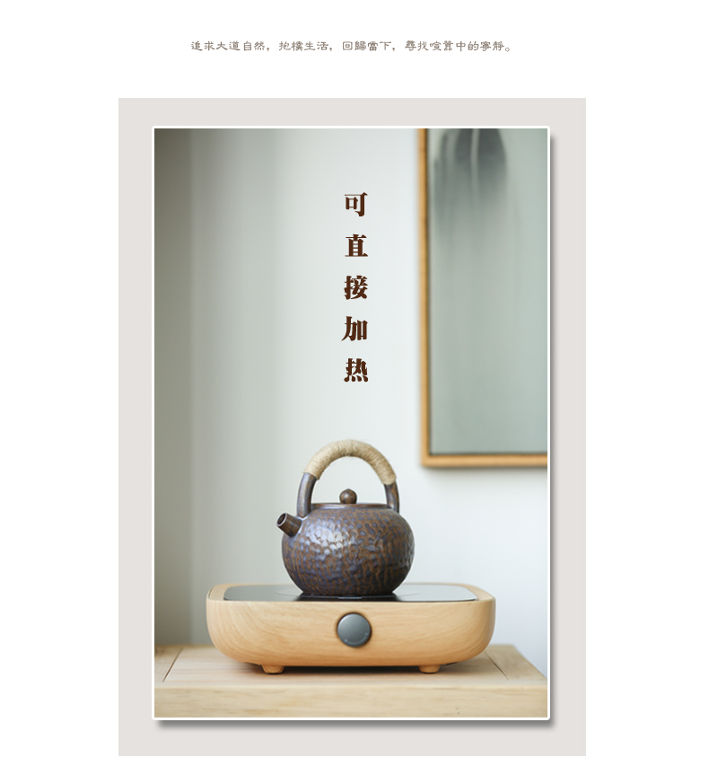 Ning uncommon hammer girder temperature pot of cooked Japanese tea teapot ceramic teapot electric furnace amphibious TaoLu alcohol
