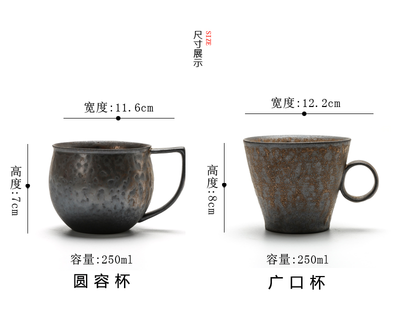 Rather uncommon glass ceramic mugs individual cup of flower tea cups milk coffee cup