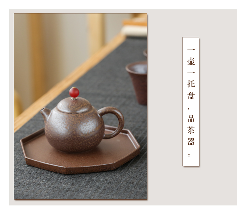 Rather extraordinary small ceramic pot of tea tray tray bearing pot of kung fu tea set Japanese dry tea sets tea sea