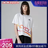 KAPPA Áo thể thao nữ tay ngắn KAPa Áo thun ngắn tay giản dị 2019 Mới | K0922PD09D - Áo polo thể thao áo polo trắng