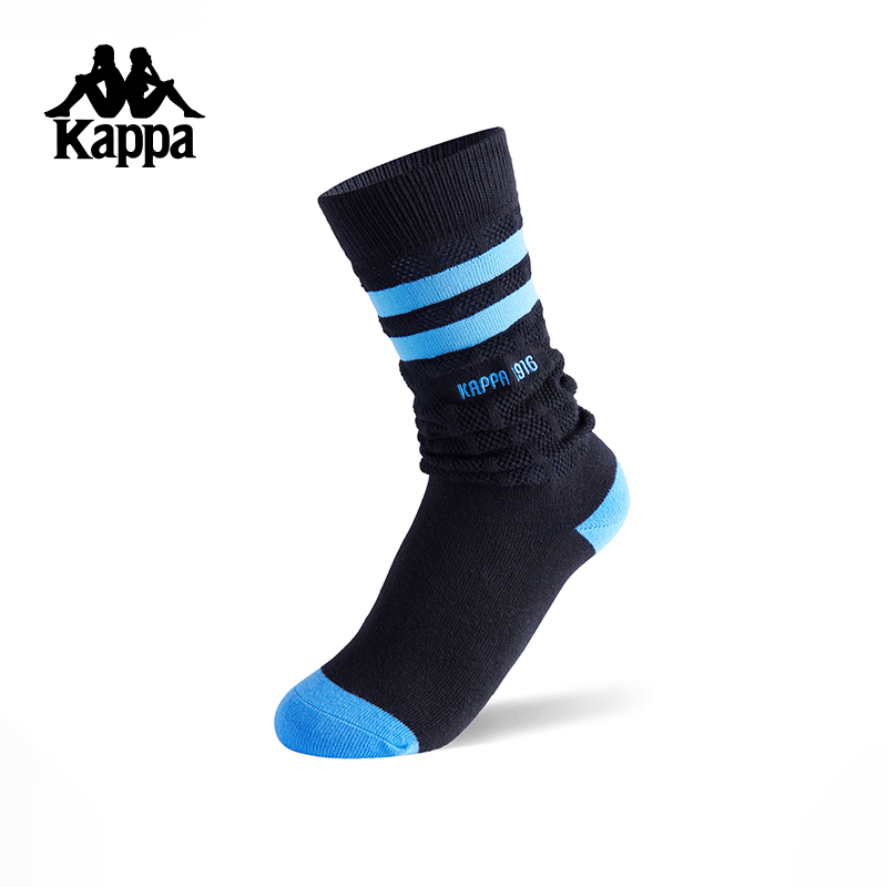 Kappa Back-To-Back Sports Casual Long Socks for Women 2026 New Breathable Mesh Cycling Socks