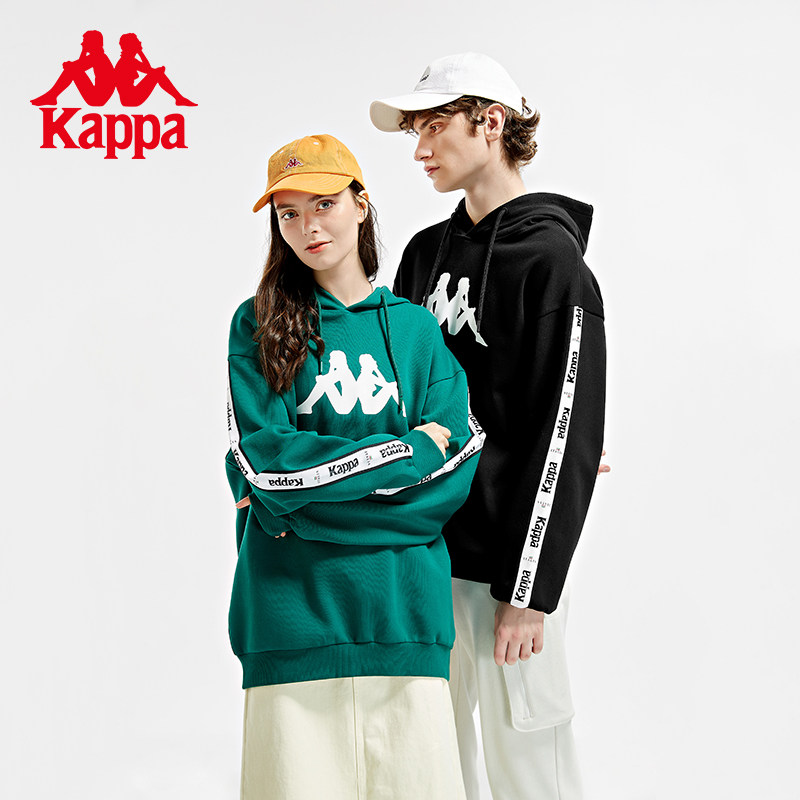 Kappa Capa list headgear hooded lovers male and female Wei pants thick cotton T loose knit jacket