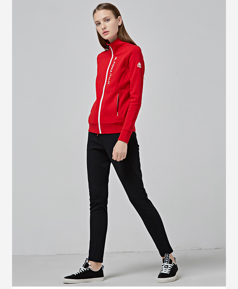 Áo len cổ lọ thể thao nữ KAPPA Kappa Cổ áo dệt kim Áo len mỏng | K0862WK07 - Thể thao lông cừu / jumper áo hoodie dạ quang kun