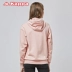 Kappa Kappa Áo nỉ nữ dệt kim Áo hoodie hàng đầu | K0825MT37D - Thể thao lông cừu / jumper áo hoodie dây kéo Thể thao lông cừu / jumper