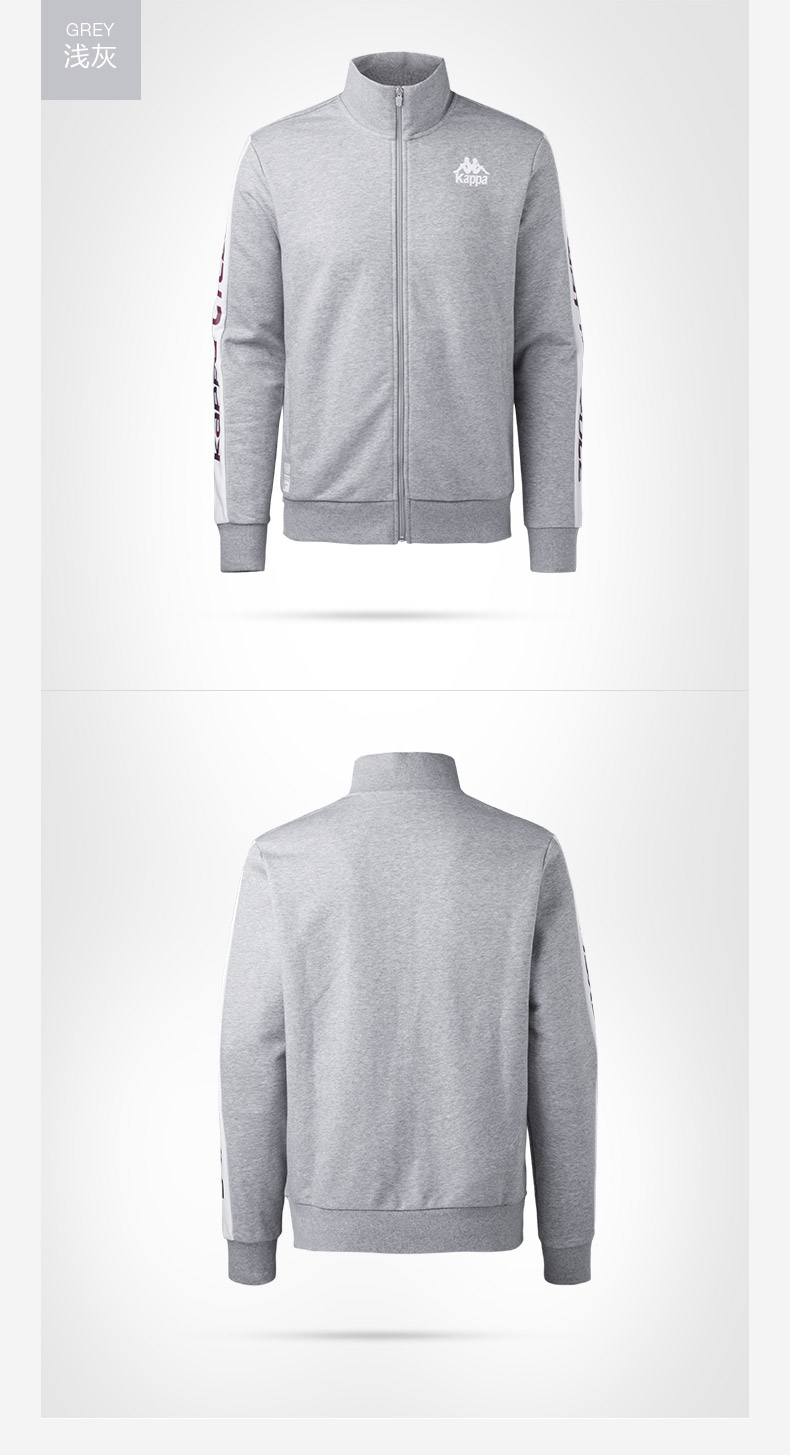KAPPA Áo khoác thể thao nam Kappa Áo sơ mi cổ trụ đứng giản dị | K0852WK16D - Thể thao lông cừu / jumper áo hoodie dày