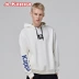 Áo len thể thao nam KAPPA Kappa Áo len dệt kim vuông giản dị | K0852MT23M - Thể thao lông cừu / jumper áo hoodie zip Thể thao lông cừu / jumper