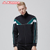 KAPPA Kappa BANDA chuỗi nhãn đôi nam và nữ áo khoác thể thao áo len cardigan | K0852WK50 - Thể thao lông cừu / jumper hoodie hồng Thể thao lông cừu / jumper