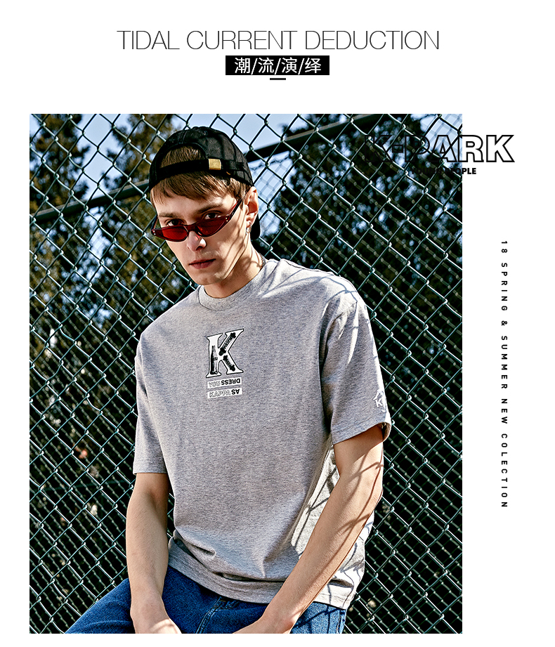 Kappa Kappa Nam Ngắn Tay Áo Giản Dị T-Shirt Nửa Tay Áo Thể Thao Ngắn Tay Áo 2018 New | K0815TD60D áo phông anta