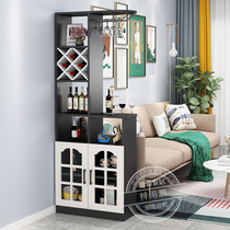 Entrance door Xuanguan Wine Cabinet Wine Cabinet Integrated Living Room Entrance Screen Partition Cabinet Minimalist Modern Hyphane Cabinet Door Room Cabinet Room Cabinet