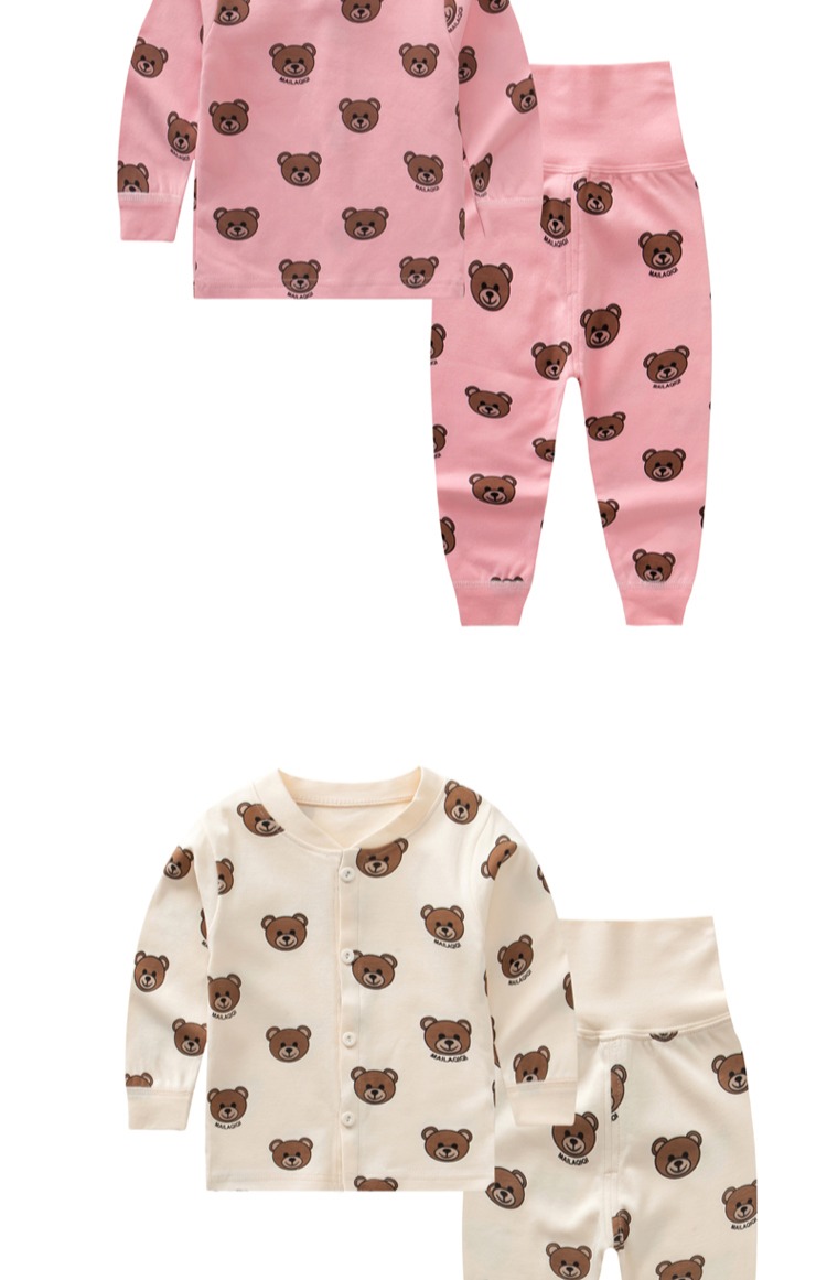 Bộ đồ lót mùa xuân và mùa thu cho bé Áo len cotton cao eo thiết kế quần mùa thu Quần cotton thiết kế quần bụng 0-1-3 tuổi đồ bộ cho be gái 12 tuổi