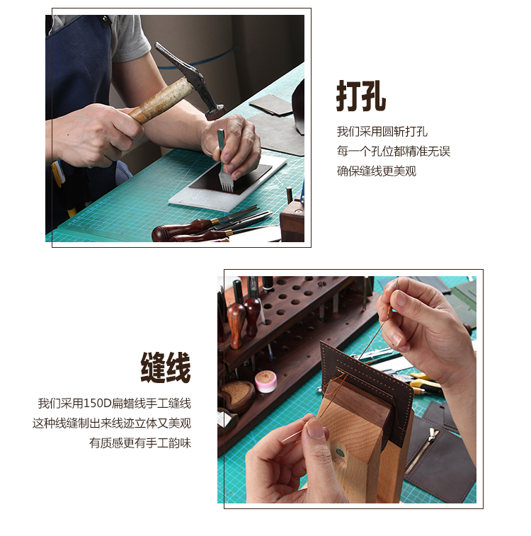 Thẻ thủ công ban đầu túi da nam thẻ đặt ngựa điên da bò da tự làm handmade chất liệu da túi retro chủ thẻ - Chủ thẻ ví gucci nam