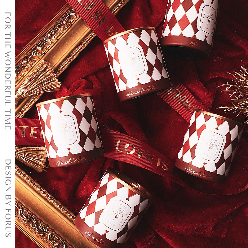 Wedding with Handeck Celebration Red Tea Can Bridemaid Bride Gift Gift Box