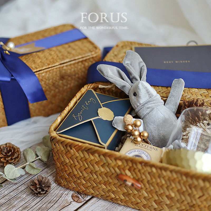 Bridesmaids Wedding Practical High-end Gift Box Empty Basket L'Occitane Advanced Dragon Boat Festival Gift Box