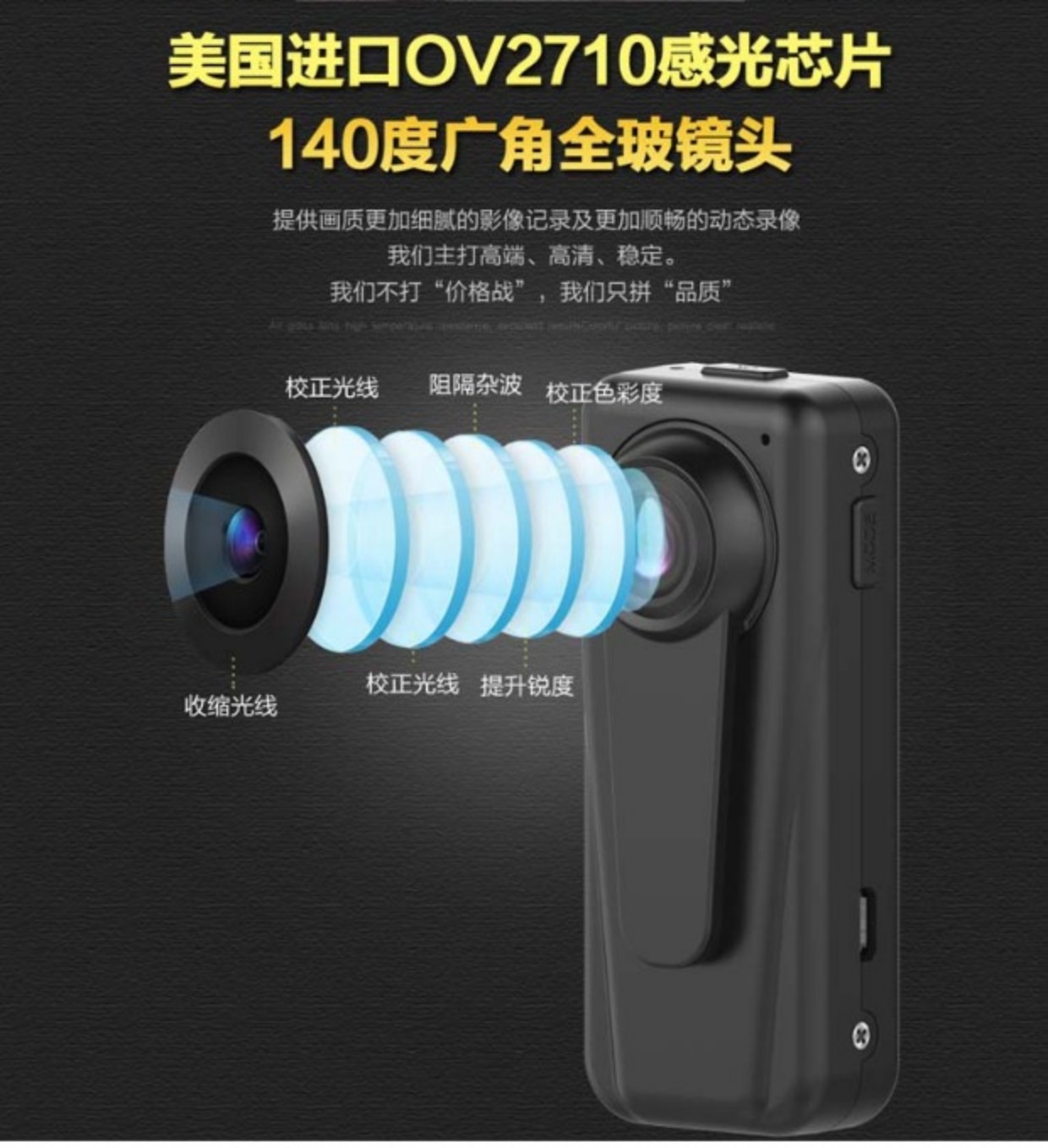 Máy ảnh cầm tay di động 1080P cầm tay máy ảnh mini góc rộng HD máy ảnh bỏ túi - Máy quay video kỹ thuật số máy quay gopro 9