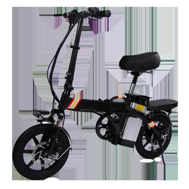 Pagadi 14-inch folding electric bicycle lithium battery Baowang mini ultra-light ລົດສະກູດເຕີທີ່ໃຊ້ພະລັງງານຂະຫນາດນ້ອຍ