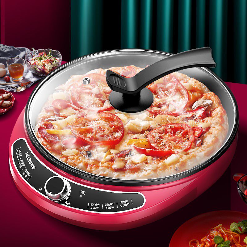 Electric cake stall cake Removable Wash Electric Cake Pan for Home Deepens Increase of 4cm deep frying-roasting machine Multi-functional thermoregulation Baking Cake Pan