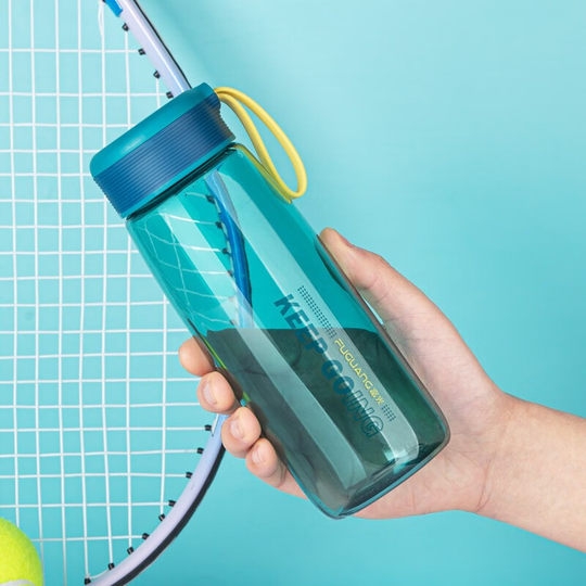 Fuguang Thickened Portable High-Temperature Resistant Plastic Water Cup for Students, Stylish Special Cup for School, Food-Grade Space Cup