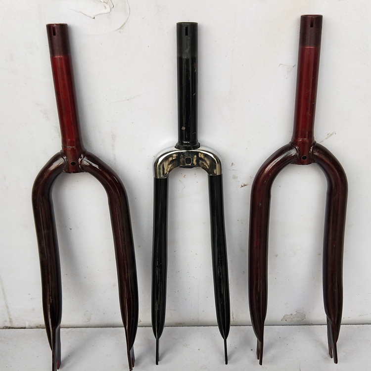 20 Bike Pedaling Tricycle Black Front Fork 24 Size Mouth Front Wheel Fork Old Aggravating Type Front Heaps High Machine Accessories