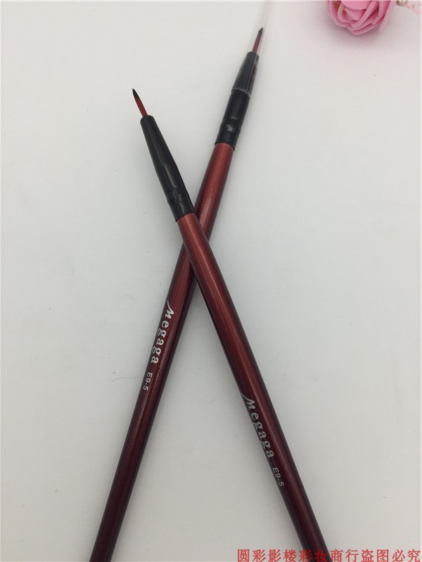 Solid wood series professional pointed eyeliner brush Soft head fine eyeliner brush Makeup brush concealer line brush Single brush