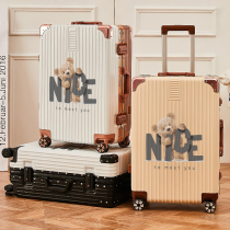 Valise trolley allemande pour hommes grande capacité valise solide épaisse et durable boîte de mot de passe dembarquement pour étudiante