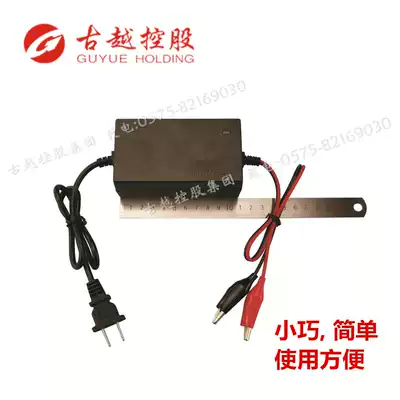 新款智能12v摩托车电瓶充电器脉冲干电池水电瓶充电机充满自停