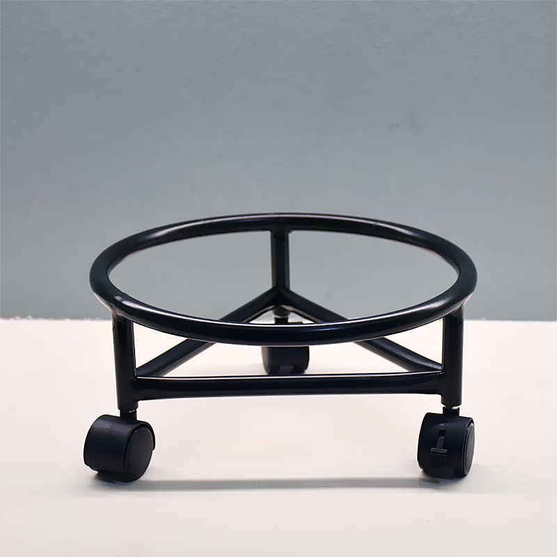 Gas tank rack Mobile tray rack Universal wheel tray Heavy load carrier Pulley bucket water rack Flower pot base frame