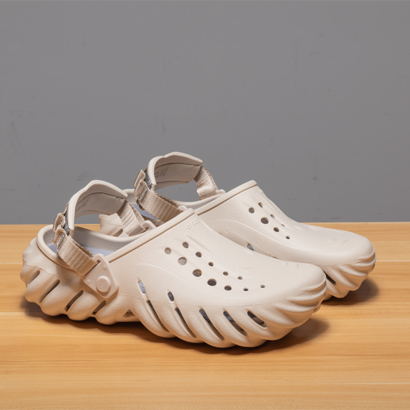 Bai Jingting's Same Style 2025 New Wave Shoes, Clogs, Waterproof, Non-Slip, Breathable, Couple Style Beach Closed-Toe Sandals