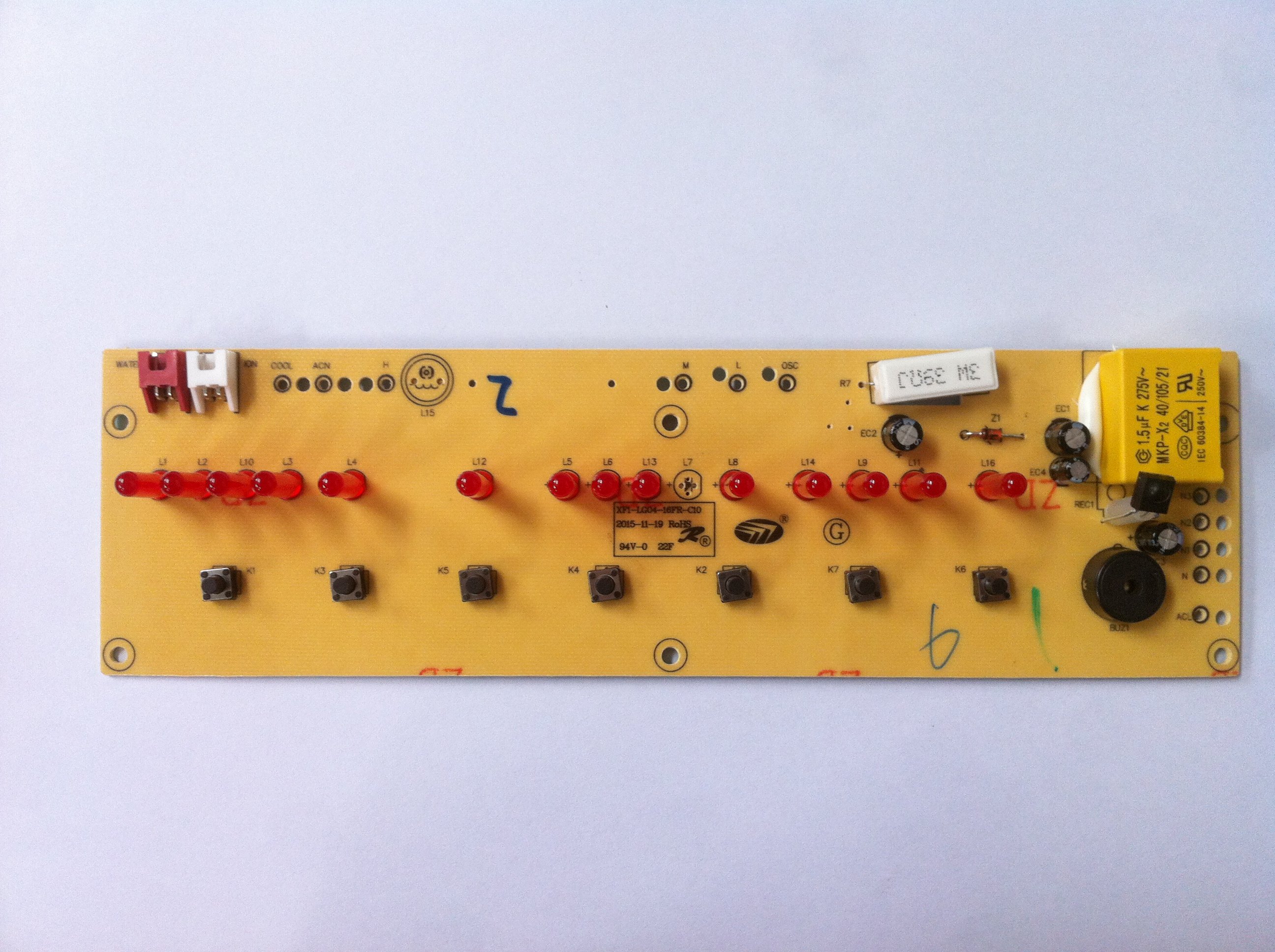 Pioneer air conditioning fan LG04-16FR power board circuit board motherboard control panel key board