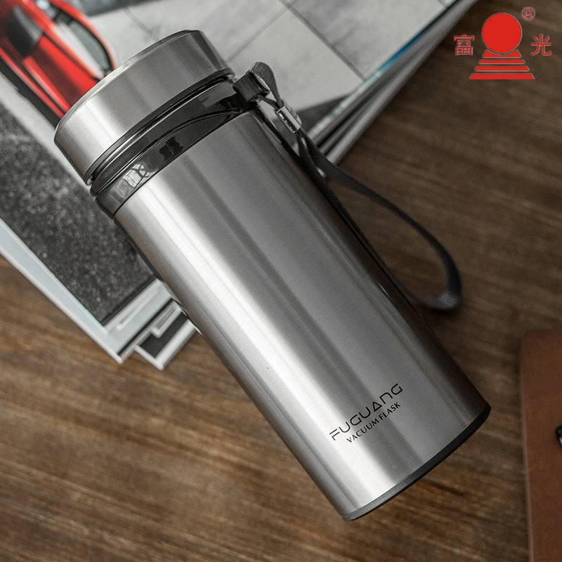 Fuguang Shunfeng Vacuum Cup FGL-3571 Large Capacity 680ML With Filter Mesh Rope Portable Insulation Cup