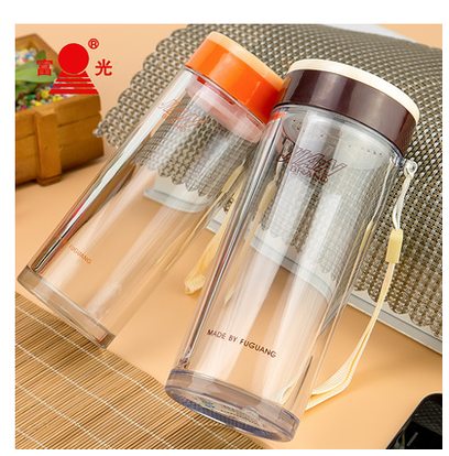 Fuguang Plastic Cup Insulation Cup Jian Brand Trendy No. 5 PC Cup Advertising Gift Cup with Rope Filter