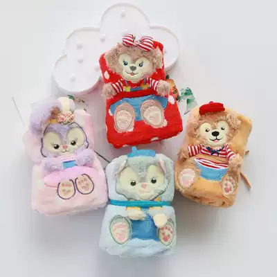 Cartoon cute Duffy Bear Shirley Mian Stella Ballet Rabbit Roll Blanket Air Conditioning Blanket Nap Blanket Blanket