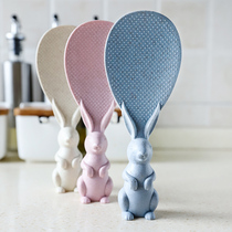 Bunny Rice Scoop Stand-up Non-stick Rice Scoop Rice Cooker Creative Rice Shovel Peter Rabbit Rice Scoop Wheat Straw