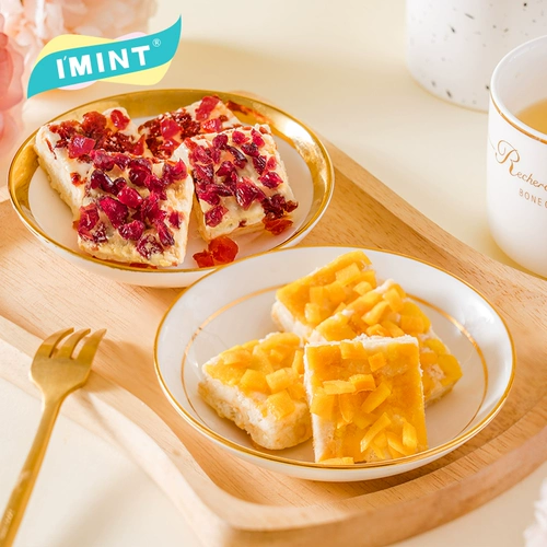 Imint [Специальное предложение] Снежного хрустящего говяжьего молока Gosh Biscuits Crossberberry Flavor Shaqima повседневная сеть красная закуска L