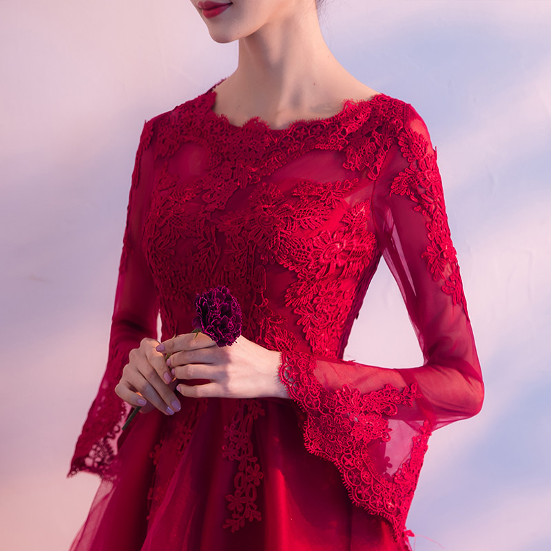 Robe de soirée manchon de cloche - Ref 3210782 Image 1