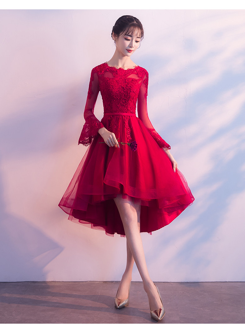 Robe de soirée manchon de cloche - Ref 3210782 Image 17