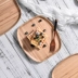 Nhật Bản phong cách tre gỗ pallet gỗ rắn tấm hình chữ nhật Tre tấm gỗ tấm gỗ khay gỗ khay trà tấm nướng - Tấm khay đựng ấm chén bằng gỗ đẹp Tấm