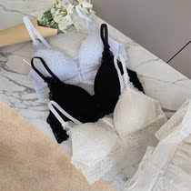 deepv vcruan underwear female sense lace front buckle beauty back thin section comfortable gathered bra