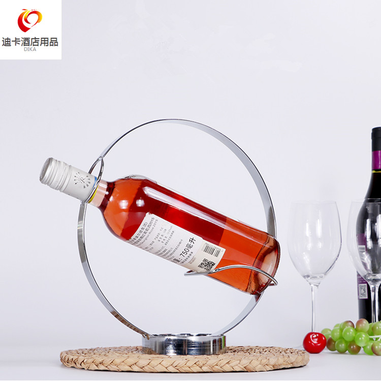 Stainless steel wine rack red wine bottle rack simple modern wine rack wine bottle rack light luxury rack wine decoration